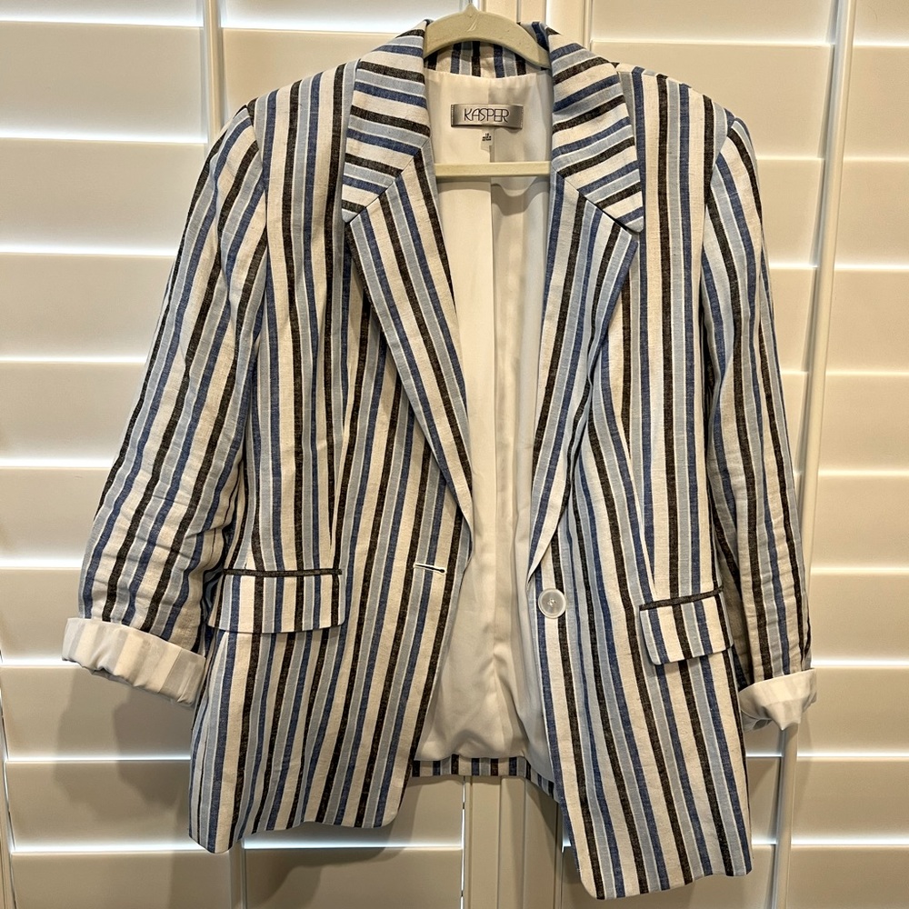 Linen Look Blazer